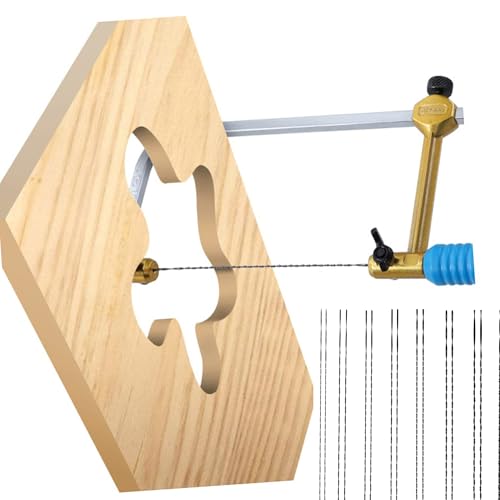 Wenyue 16 Stück Laubsägeblatt,130 mm Spirallaubsägeblätter,Laubsäge Dekupiersäge,Metallsäge Bogensäge,Laubsäge,Sortierte Sägeblätter,Verstellbare Laubsägen,für Elektrowerkzeug Zubehör Holzbearbeitung