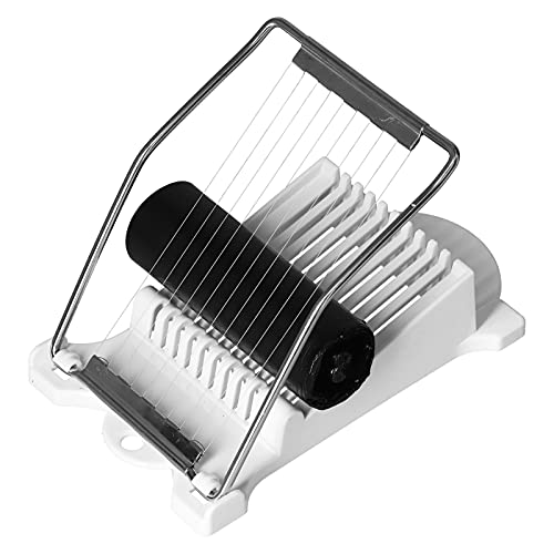 Outil de Tranchage Multifonction en Plastique en Acier Inoxydable Outil de Tranchage de Banane Trancheuse D'oeufs Bouillis Outil de Tranchage de Tomates de Pommes de Terre pour la Cuisine à Domicile