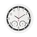 Combinazione Termometro/igrometro Da 10 Pollici Orologio Decorativo Creativo Orologio Da Parete Moderno Orologio Minimalista Forma Rotonda Facile Da Leggere Alimentato A Batteria Nessun Ticchettio A