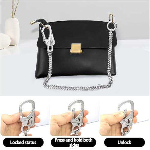 Image of Ahiller Mens Wallet Chain with Heavy Duty Keychain Carabiner Clip