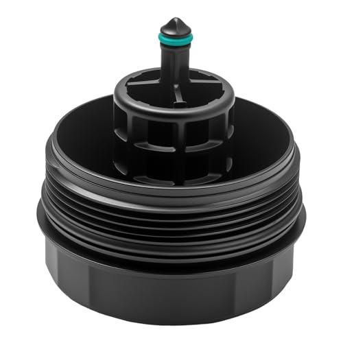 Oil Filter Housing Cover Cap Compatible With BMW Vehicle 128i 135i 528i 528i 328i 335i 530i 740i X3 X5 X6 2006-2016 Replace# 11427525334 Engine Oil Fitter Cover