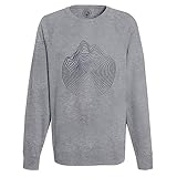  Fabulous Sweatshirt Homme Gris Ondes Sonores Esprit Sensibilité Son