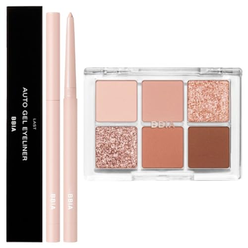 BBIA Last Auto Gel Eyeliner (11 LINEN BEIGE) + Ready To Wear Eye Palette (03 DRY FLOWER) Bundle Set miniatura 1