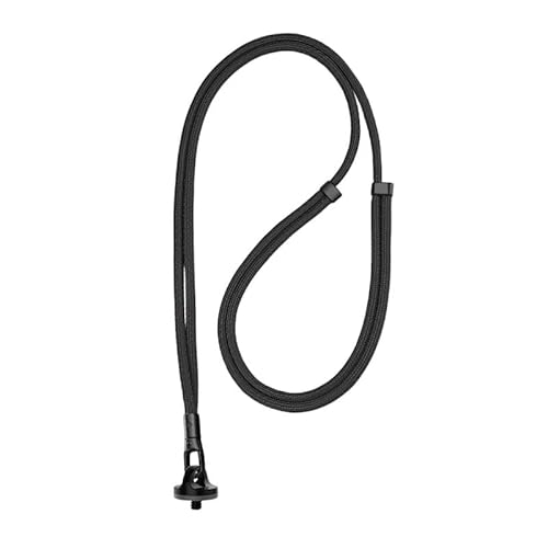 CYBERGARAGE�EFor Insta360 Flow 2 Pro �V�����_�[�X�g���b�v X5 X4 Air X3 ���|�� �l�b�N�X�g���b�v �J�����R �������[�h�t�� �O�r�����p 1/4�C���`�Ή�(�u���b�N)