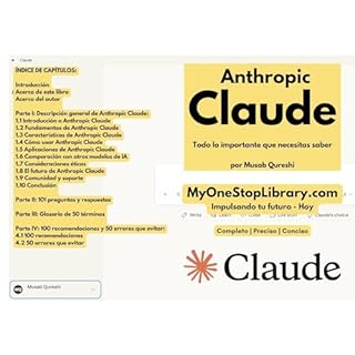 Anthropic Claude - Todo lo importante que necesitas saber Audiolibro Por Musab Qureshi arte de portada