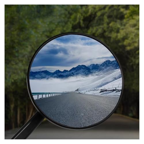 Espejo retrovisor universal de motocicleta con visión trasera lateral convexa 3