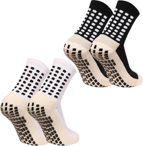 fjberrtsat Men's Socks Soccer Non Skid Ball Football Socks Anti-Slip Athletic Non Slip Pads for Basketball Sports Sock