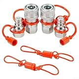 1/2 1/4 NPT ISO7241-A Hydraulische Schnellkupplung mit Staubkappe für zuverlässige Hydraulikflüssigkeitsübertragung (A)