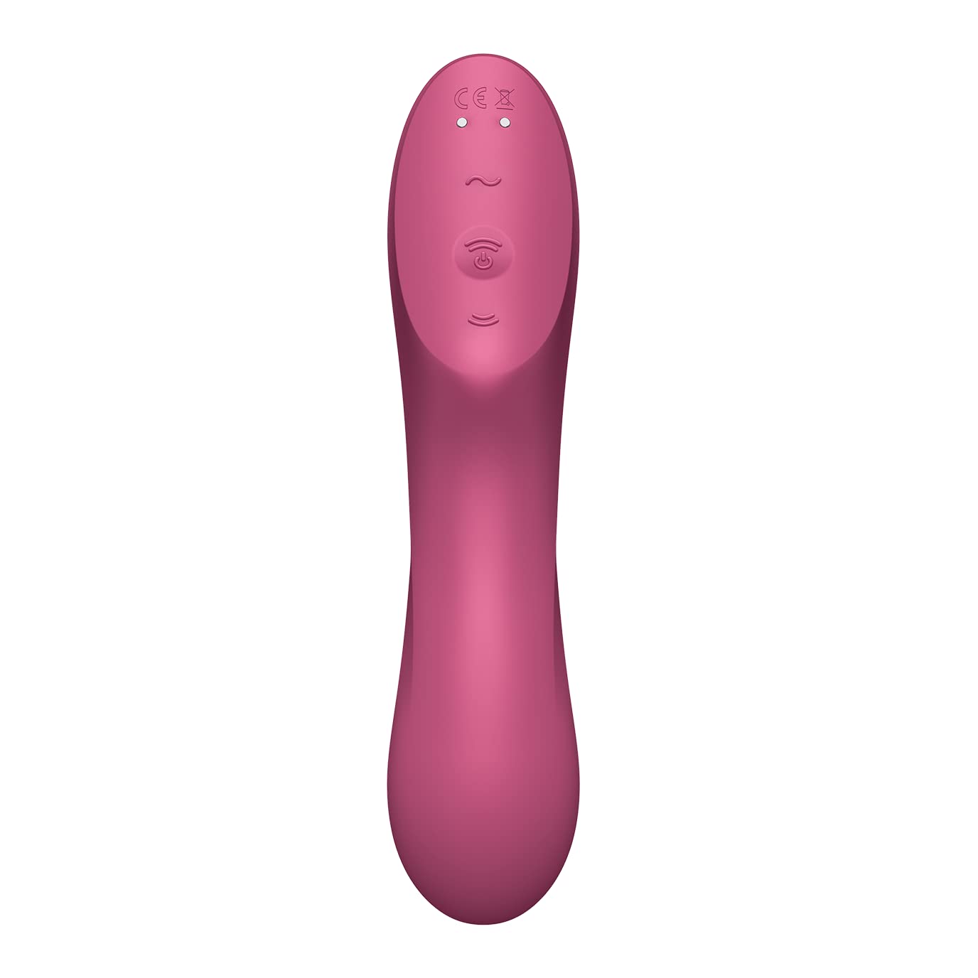 Satisfyer Curvy Trinity 3 Estimulador de clítoris | Pulsaciones y vibraciones de aire | Cuerpo redondeado ergonómico | Recargable por USB | Resistente al agua (IPX7) | Succionador de clítoris femenino