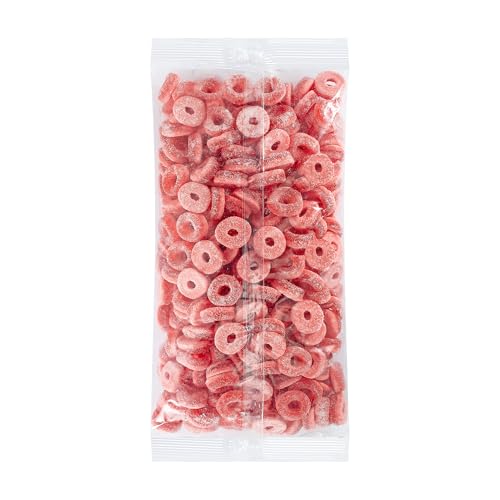 Kervan Candy Watermelon Rings Bulk Gummy Candy - 5 Pound Bag - Fruity & Sweet Gift Snacks for Kids - Party Size