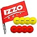 Izzo Golf Bocce Golf Game Chipping Training Aid - Bocce Golf Game to Help You Practice Your Golf Swing,Red/Yellow