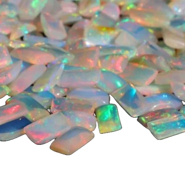 Cabochons opale éthiopienne multi fire pour créer vos bagues d'été