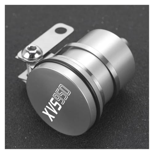 Réservoir de liquide de frein pour virées en Yamaha XVS950 bocal moto argent