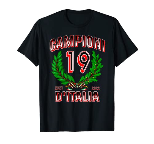 Campioni d Italia Scudetto 2022 Celebrativa Maglietta