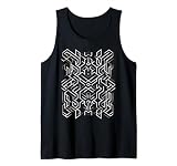 Diseño geométrico imperfecto de simetría de Whispers of Balance Camiseta sin Mangas