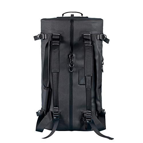 Legend Arctic 50 Dry Waterproof Black Duffel Bag - Large 3000 cu in /50 Litre Capacity - TPU Design for Kayaking, Boating, Weekenders, Hiking or Gym - Foldable for Travel - 50 L