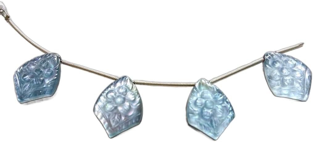 トリプレット フラワーカービング MOP オニキス 水晶