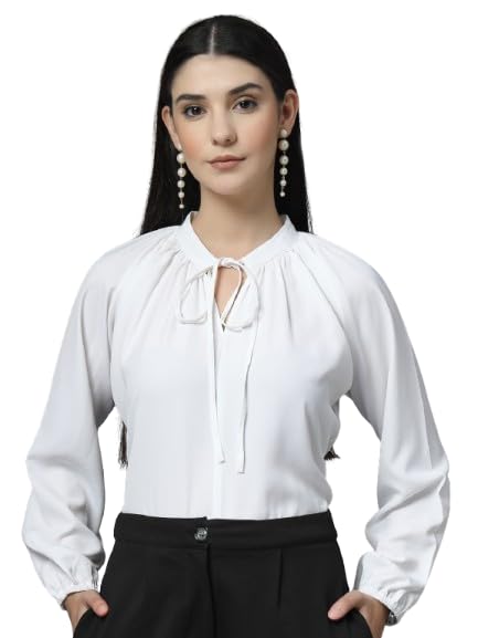 Débardeur décontracté blanc femme Style Quotient haut sans manches fluide