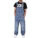 Produktbild Fansu Herren Jeans Latzhose Overall, Arbeitshosen Lange Jeanshose Retro Denim Arbeitslatzhose Jumpsuit Destroyed Ripped Multifunktion Hose Arbeitskleidung (XL,Hellblau)