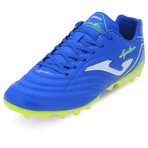 Joma Botas de fútbol Aguila 25 Hierba Artificial AG Código AGUW2504AG Azul Hombre, Azul y amarillo., 45 EU