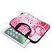 iColor 9.7 10 10.1 10.2 inch Neoprene Tablet Bag Carring Case Sleeve Cover with Handle for 9.7 to 10.2 Inch Laptops/Notebook/ebooks/Kids Tablet/Apple ipad Pink Butterfly ICB10-10