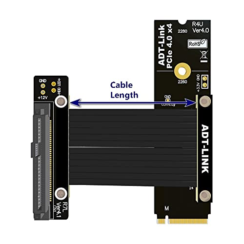 Câble M.2 NVMe vers U.2 SFF-8639 PCI-E 4.0 R47UL Extenseur