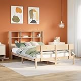 【Grand espace de rangement :】 cette tête de lit bibliothèque offre un grand espace de rangement pour garder les livres, les objets décoratifs ou les effets personnels à portée de main, réduisant ainsi le désordre dans la chambre à coucher.