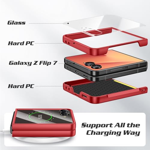 Protection Galaxy Z Flip 7 5G antichoc coque dure PC rigide 2025 - 4