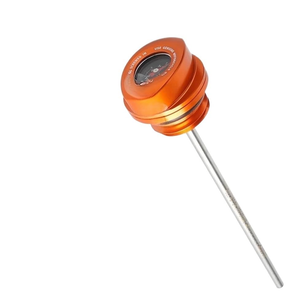 Oil Dipsticks For Touring For FLHX For Road For Street For Glide For CVO 121 2023-2024 Motorcycle Accessories Oil Dipstick Temperature Gauge(Orange)