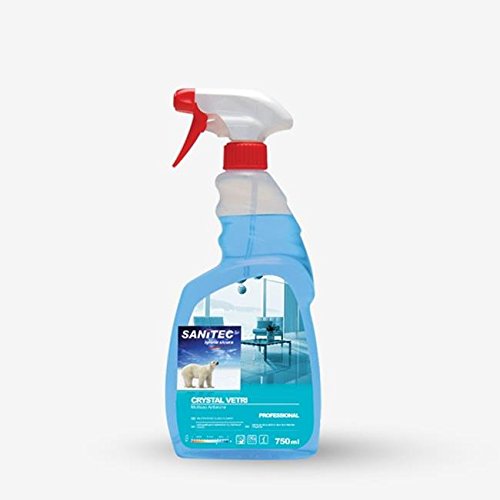 DET.VETRI SANITEC Crystal VETRI 750M DETERSIVO NEBULIZZATORE ANTIALONE SPECCHI