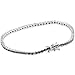 Pompeii 3ct Black Diamond Tennis Bracelet 14K White Gold 7
