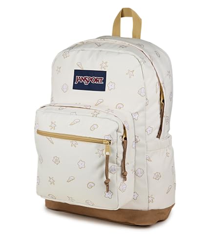 Image of JanSport Right Pack Backpack - Durable Daypack with Padded 15 inch Laptop Sleeve, Spacious Main Compartment & Integrated Water Bottle Pocket,Shell Yes