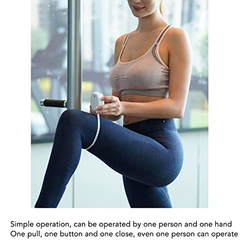 Fita métrica inteligente para corpo, fita métrica telescópica automática de 152 cm com aplicativo, L