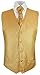 Produktbild Paul Malone Hochzeitsweste + Plastron Gold barock - Herren Hochzeit Weste Gr. 52 M