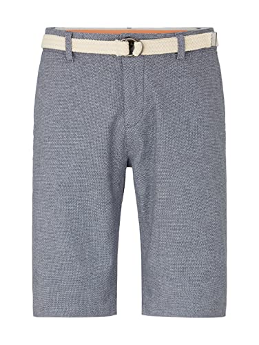 TOM TAILOR Herren Slim Chino Bermuda Shorts mit Gürtel – Ansicht 4