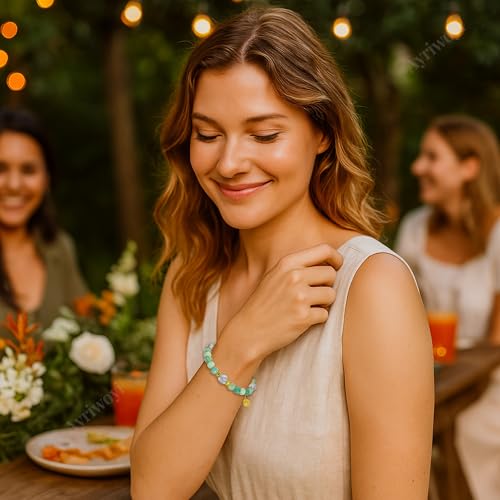 Zodiac Bracelets for Women 12 Constellations Healing Crystal Shiny Facet Beads Birthstone Bracelet Birthday Inspirational Gifts for Women Horoscope Astrological Bracelet3