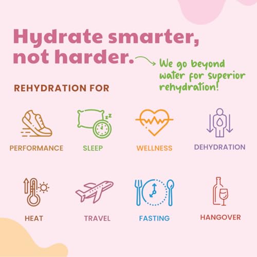 Image of Sugar Free Strawberry Electrolyte Drink Mix Sweetened With Stevia -5g (20 Sachet) No Preservatives and Chemicals | Offers 10x more Electrolyte | Keto Friendly, Vegan