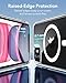 ESR for iPhone 11 Phone Case, Compatible with MagSafe, Shockproof Military-Grade Protection, Magnetic Phone Case for iPhone 11, Classic Hybrid Case (HaloLock), Clear