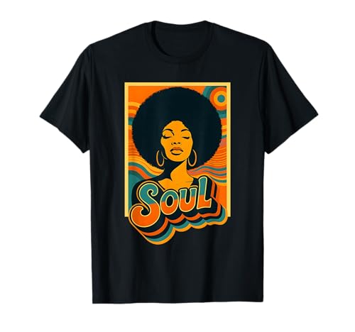 Vintage 70s Funk Afro Soul T-Shirt