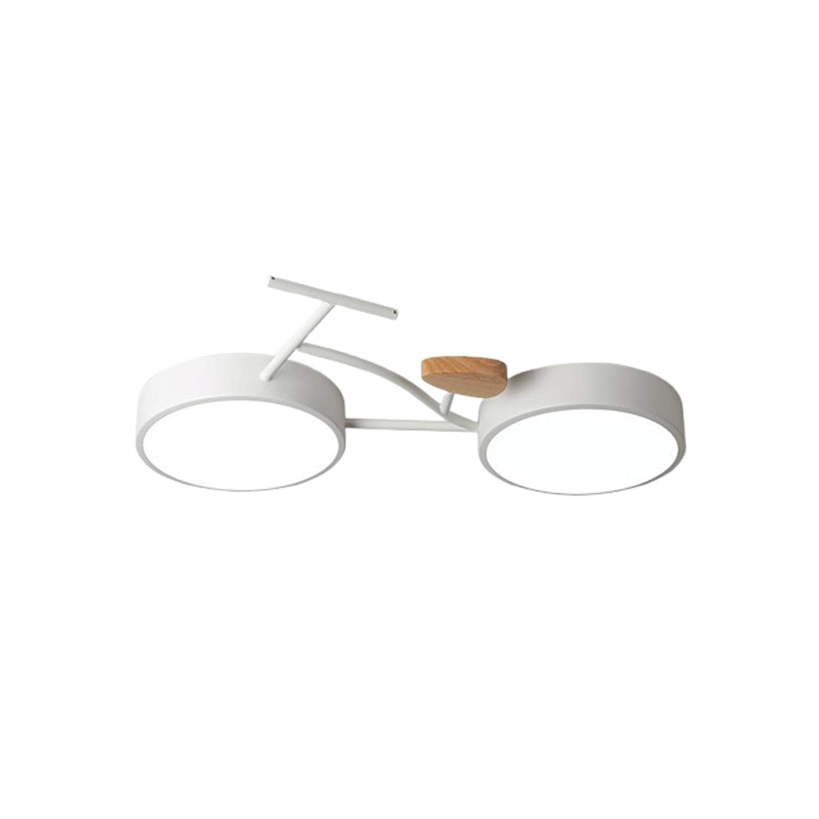 PLQWUJD Exquisite Chandelier Dimmable Ceiling Light Fixture Bike Ceiling Lamp LED Close to Ceiling Light Bicycle Shape Flush Mount Lighting Chandelier Kids(Wei�)