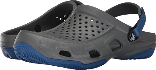 Image of Crocs Men's Swiftwater Deck Clog M Mule, Slate Grey, 7 M US