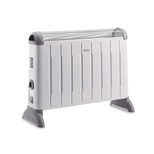 DeLonghi Konvektor HCM2030 - Heizgerät mit 3 Heizstufen für Räume bis 60 m Sicherheitsthermostat Frostschutzfunktion Raumthermostat Grau