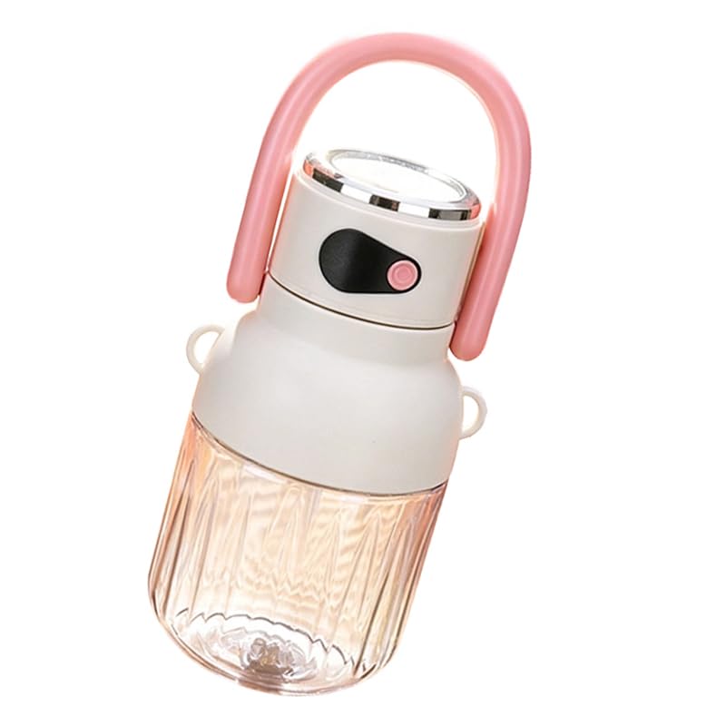 Vaso para hacer bebidas portatil con asa, ideal para viajes y tu escritorio