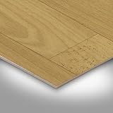 TAPETENSPEZI PVC Bodenbelag Schiffsboden Buche | Vinylboden in 2m Breite & 3m Länge | Fußbodenheizung geeignet | Vinyl Planken strapazierfähig & pflegeleicht | Fußbodenbelag Gewerbe Wohnbereich