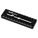 Haoge 120mm Multi-Purpose Long Quick Release Extender Rail Sliding Plate for Camera Tripod Ballhead Clamp fit Benro Arca Swiss Sunwayfoto