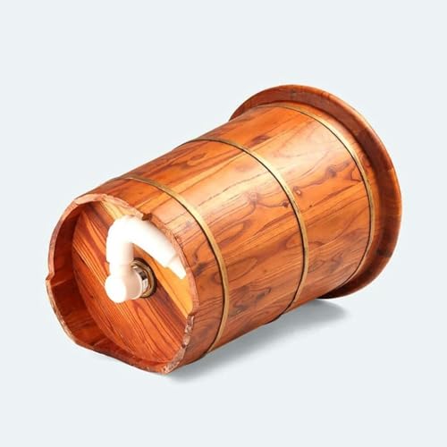 Bañera de madera maciza para pies con tapa miniatura 6