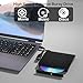 External Bluray Drive Burner,BD CD DVD Reader and Writter Optical Drive Player W/USB3.0 and Type C Port for PC and Laptop,Compatible with Windows XP/7/8/10/11, Mac OS