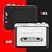 Mwin Portable Cassette Player Tape Convertor to MP3 via USB Compatible with Laptops and Personal Computers with Earphones