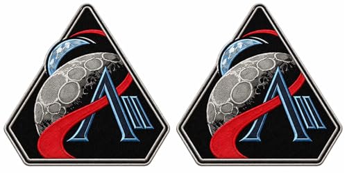 2 Pack Artemis ii Patch Artemis 2 Mission Embroidery Hook Patch