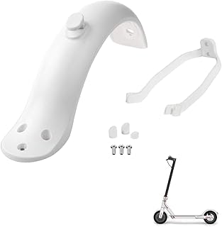 2 Pieces Rear Fender Mudguard Bracket Rear Fender Scooter Replacement Accessory Support for Xiaomi M365/ M365 Pro Scooter with Screws and Screw Caps …